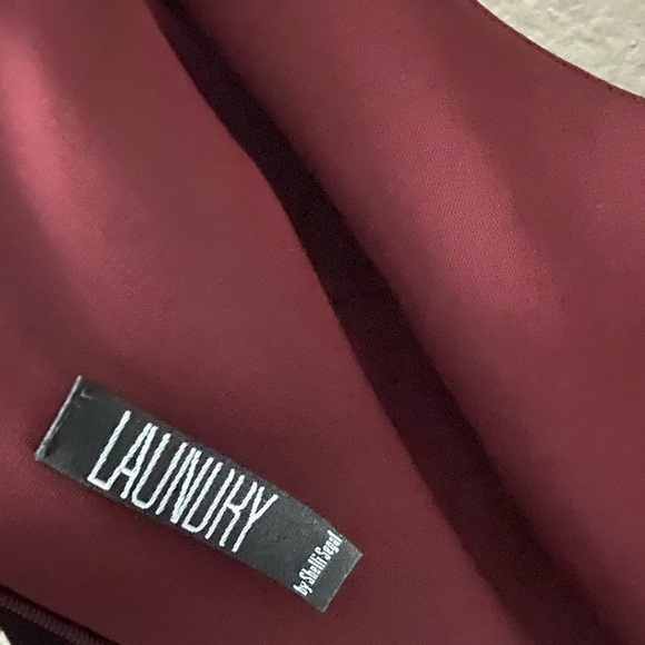 Laundry by Shelli Segal Burgandy Embellished Dress, size Small 4/6 - Picture 11 of 11